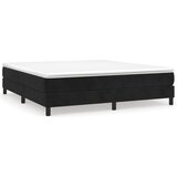 The Living Store Posteljni okvir črna 160x200 cm žamet - Box Spring Posteljni Okvir, (21492739) | Shoptok.si