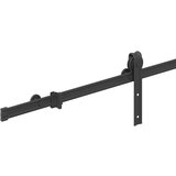 vidaXL Pribor za klizna vrata 200 cm čelični crni | shoptok.hr
