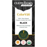 CULTIVATOR'S ColorVãti Organska zeliščna barva za lase - 17 Black - 100 g | Shoptok.si