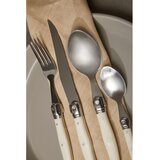 Premier Housewares Kremno bel/v srebrni barvi pribor 16 ks iz nerjavečega jekla Swiss – | Shoptok.si