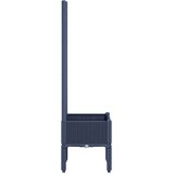  Vrtna sadilica s rešetkom plava siva 40 x 40 x 142 cm PP | Eponuda.com