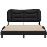  Okvir kreveta s LED-om bez madraca Hvar crno-bijeli 120 x 200 cm | Eponuda.com