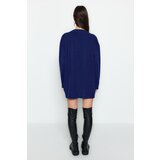 Trendyol Navy Blue Mini Knitwear Soft Texture Dress | shoptok.hr