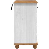  Komoda ASKIM Bijelo 45,8 x 40 x 79 cm Čvrsto borovo drvo | shoptok.hr