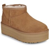 Ugg Polškornji CLASSIC ULTRA MINI PLATFORM Kostanjeva Cene