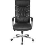 MID.YOU pisarniški stol usnje črna | Shoptok.si