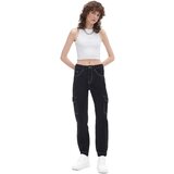 Cropp ženske jogger hlače od trapera s cargo džepovima - Crna 9880Y-99M Cijene