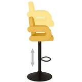  Barski stolčki 2 kosa gorčično rumeno blago, (20817379) | Shoptok.si