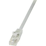 Logilink CP1062U RJ45 omrežni kabel\, Patch kabel CAT 5e U/UTP 3.00 m siva 1 kos, (20419582) | Shoptok.si