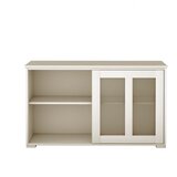  Komoda, kuhinjska ormarić, ormar s kliznim vratima, kremasto bijela, dim. 106,5 x 33 x 62,5 cm | shoptok.hr