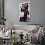 Artgeist Slika Na Platnu Pug With Bubble Gum | Shoptok.si