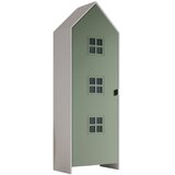Vipack Bijelo-zelena dječja garderoba od masivnog bora 37x172 cm Casami Bruges – | shoptok.hr
