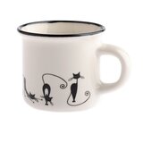 Dakls Porcelansta skodelica Cats Emily, 75 ml Cene
