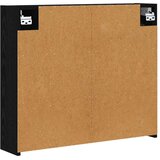  Kupaonski ormar s ogledalom Crni hrast 73 5 x 16 x 62 5 cm | shoptok.hr