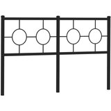 Maison Chic kovinsko posteljno vzglavje - vzglavna omarica - nočna omarica črno 150 cm, (21705007) Cene