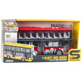  Gradski autobus s dva kata, 1:16, svjetla za vožnju zvuče crveno | shoptok.hr