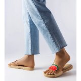 Gemre Transparent flip-flops with watermelon Foddie | shoptok.hr