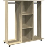  The Living Store Garderobna omara sonoma hrast s koleščki 102x38x110 cm inž. les - Garderobna Omara, (21496460) | Shoptok.si