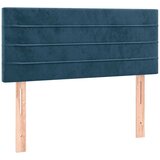 Box spring krevet s madracem tamnoplavi 100x200 cm baršunasti | shoptok.hr