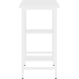  Stol za računalo bijeli 80 x 40 x 72 cm od MDF-a i metala | Eponuda.ba