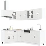 vidaXL 11-dijelni set kuhinjskih elemenata "Kalmar" izrađeno drvo | shoptok.hr