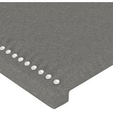  LED uzglavlje tamnosivo 200x5x118/128 cm od tkanine | shoptok.hr