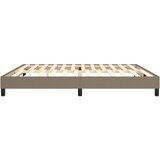 Okvir za krevet s oprugom smeđesivi 200x200 cm od tkanine | shoptok.hr