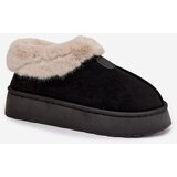Boto Women's snow boots on platform with fur Black Calyra | Shoptok.si