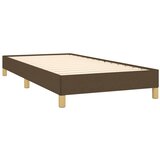 Okvir za krevet bez madraca tamnosmeđi 100x200 cm od tkanine | shoptok.hr
