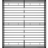 vidaXL Okvir za krevet crni metalni 200 x 200 cm | shoptok.hr
