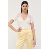 Morgan Kratka majica ženski, bež barva | Shoptok.si