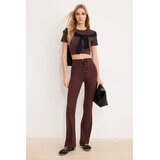 TRENDYOLMILLA ženske pantalone Twoss26Pl00079, braon-braon | Eponuda.com
