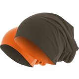 MSTRDS Jersey Beanie Double-Sided Chocolate/Orange | Shoptok.si