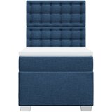  Krevet s oprugama i madracem plavi 80x200 cm od tkanine | shoptok.hr
