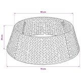  Ogrlica za božićno drvce Kružni Smeđa Ø 75 x 25 cm Zumbul - Ø 75 x 25 cm Smeđa | shoptok.hr