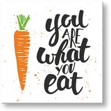  Slike na platnu sa tekstom you are what you eat (moderne slike) | ePonuda.com