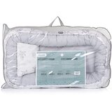 Chipolino gnijezdo za bebe Baby Nest Grey Bunny 90 x 48 cm | shoptok.hr