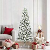vidaXL Umetno Zložljivo Božično Drevo Zelena 180 cm PE in PVC | Shoptok.si