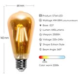 Aigostar led sijalica ST64 E27/4W/230V 2200K | Eponuda.com