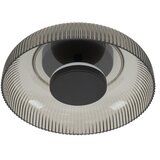 ITALUX WL-36482-GR-LED Plafonsko svetlo PASSO LED/8W/230V 3000K prečnik 25 cm dimljeno staklo, crna | Eponuda.com