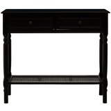 Premier Housewares Črna stranska mizica 33x91 cm Heritage – Cene