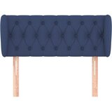  Uzglavlje s ušima plavo 93x23x78/88 cm od tkanine | shoptok.hr