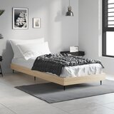 vidaXL Posteljni okvir sonoma hrast 75x190 cm inženirski les Cene