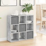  Kreveta s ladicama Betonski sivi 73,5 x 24 x 69,5 cm | shoptok.hr