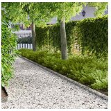 vidaXL Ograda oko Travnjaka 50 kom. 100 x 12 cm Čelik Srebrna - Pocinčani čelik 50 12 cm | shoptok.hr