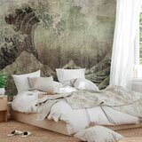  Foto tapeta - Great wave in Kanagwa in retro style - landscape of rough sea 100x70 | shoptok.hr