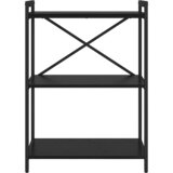  Polica Crni hrast 60 x 30 x 85 cm Konstruirano drvo | shoptok.hr