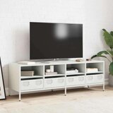 vidaXL TV ormarić bijeli 135x39x43,5 cm hladno valjani čelik | shoptok.hr