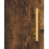  Visoka komoda dimljeni hrast 34,5x34x180cm konstruiranog drva Slike