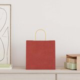  Papirnate vrećice 250 kom s ručkama crvene 26x17x25 cm | Eponuda.com
